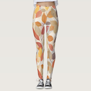 Leggings Feuilles automnales d'automne