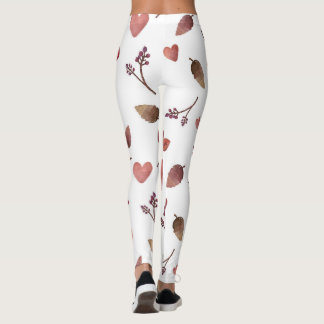 Leggings Feuilles, Coeurs, Brindilles