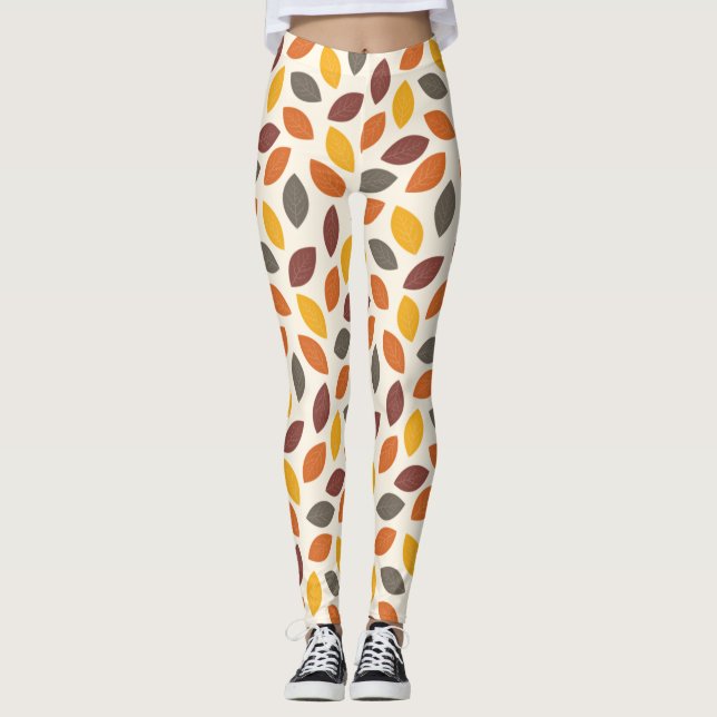 Leggings Feuilles d'automne (Devant)