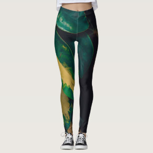 Leggings Feuilles de serpent