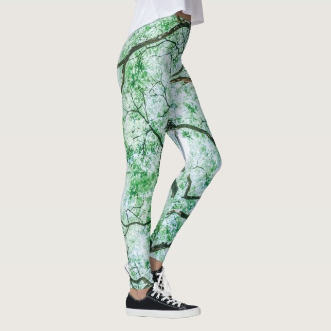 Leggings Feuilles et succursales élégants mais Éffrayants | (Droite)