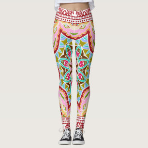 Leggings Feuilles tropicaux Abstraits Motifs divers