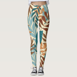 Leggings Feuilles tropicaux - Motif magnifique