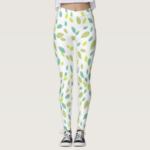 Leggings Feuilles (Vertes)