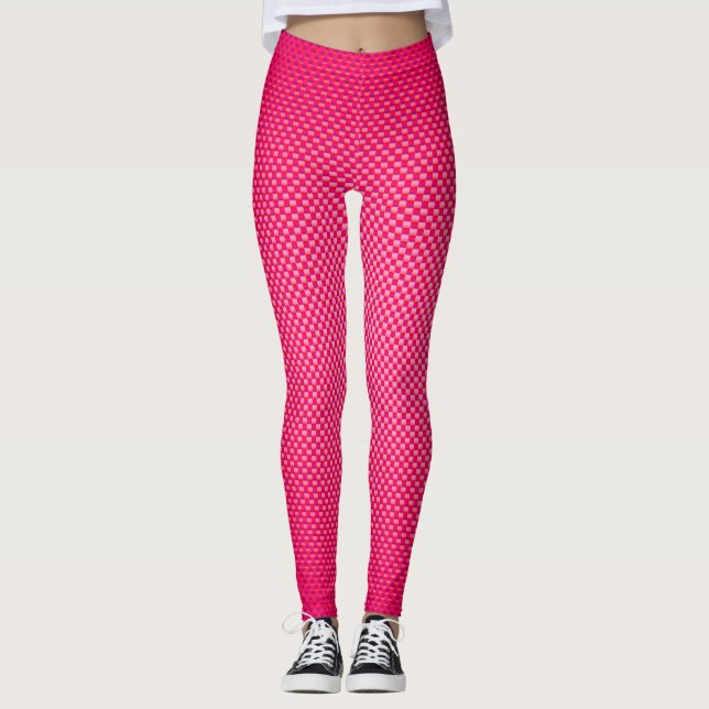 Leggings Fibre de carbone rose (Devant)