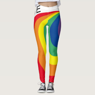 Leggings Fierté arc-en-ciel LGBTQ