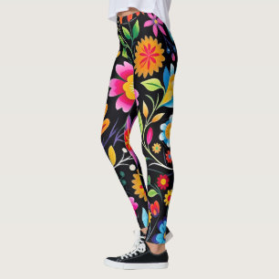 Leggings Fiesta Florale mexicaine