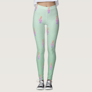Leggings Fille moderne adorable mignonne, Clé de violon