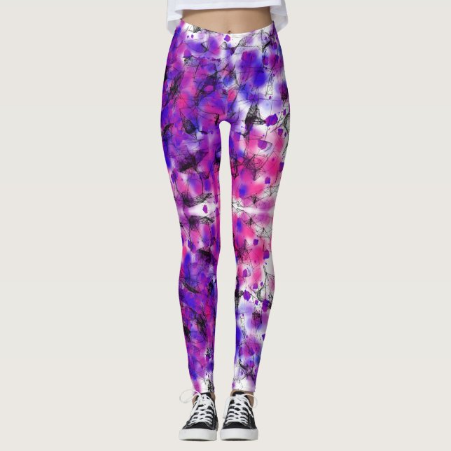 Leggings Filles de l'adolescence mignonnes d'amusement chic (Devant)