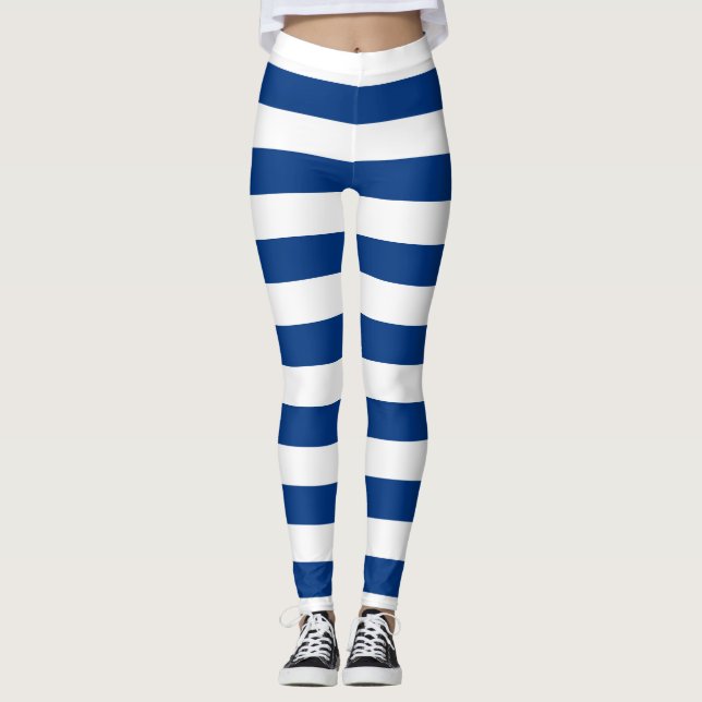 Leggings Finlande Couleurs du drapeau national Horizontal (Devant)
