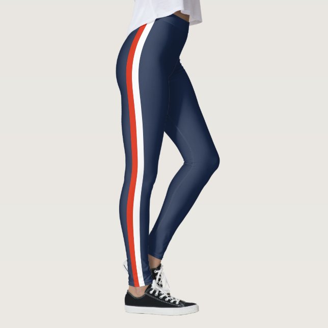 Leggings fitness avec bande latérale - Vos couleur (Droite)