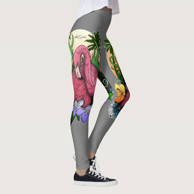 Leggings Flamant rose (Droite)