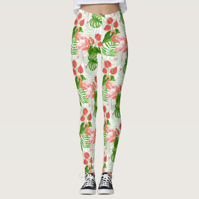 Leggings Flamant rose (Devant)