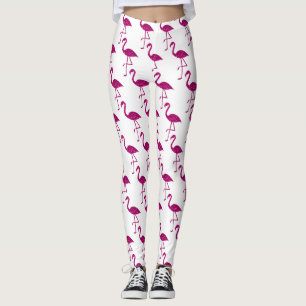 Leggings Flamant rose scintillant Motif de scintillements r