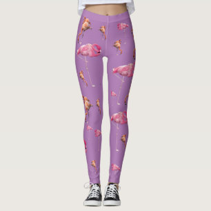 Leggings Flamants roses