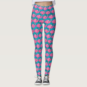 Leggings Flamants roses au néon