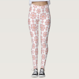 Leggings Flambeaux d'hiver roses