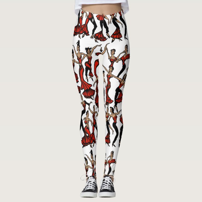 Leggings Flamenco Design (Devant)