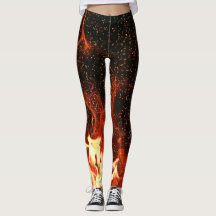 Flames Red Hot Black Fire Racing Moderne