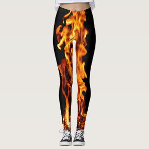 Leggings Flamme orange