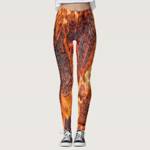 Leggings Flamme orange