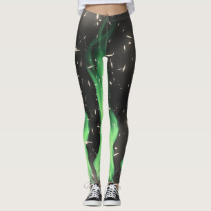 Leggings Flamme verte