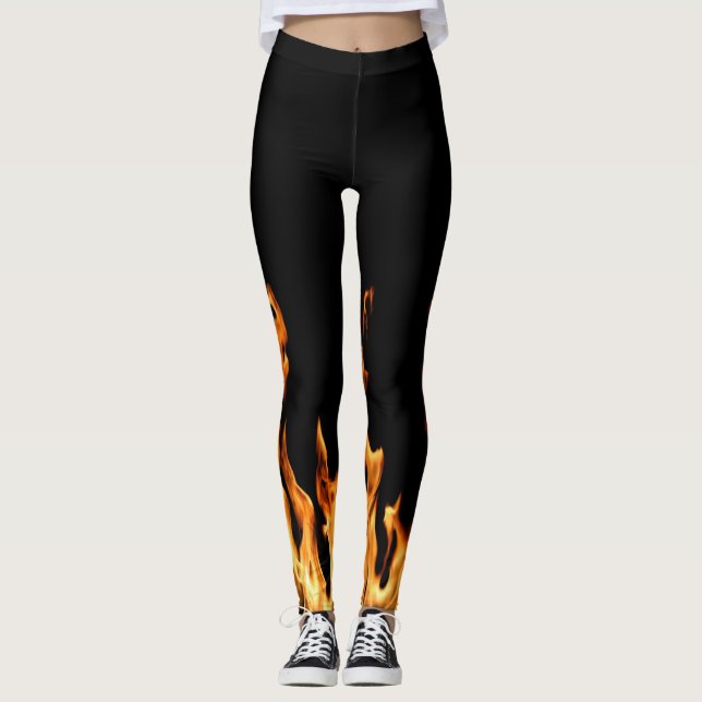 Leggings flammes - flamme - flammes - flammes - feu - Fire  (Devant)
