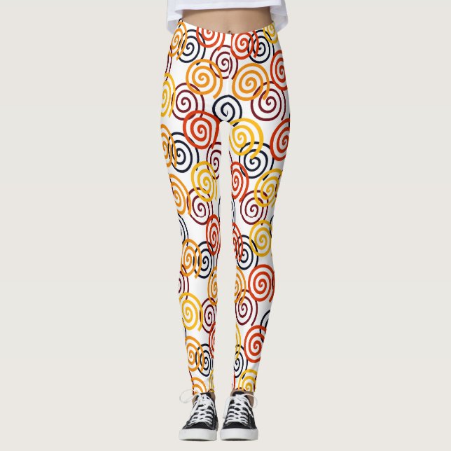Leggings Flèches automnales (Devant)