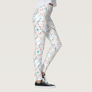 Leggings Flèches Boho et Sun V11 White ID748