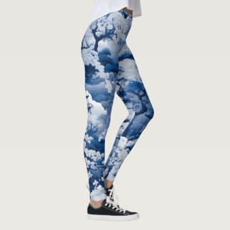Leggings Fleur de cerisier Lune