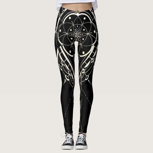 Leggings Fleur de la vie (Devant)