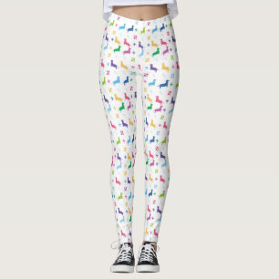 Leggings Fleur De Lis et teckels