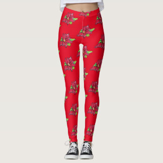 Leggings Fleur de Noël