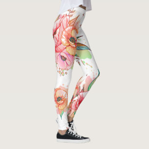 Leggings fleur de printemps