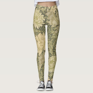 Leggings Fleur de Sauge Chrysanthème de William Morris