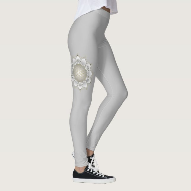 Leggings Fleur De Vie - Blossoms Mandala 1 (Droite)