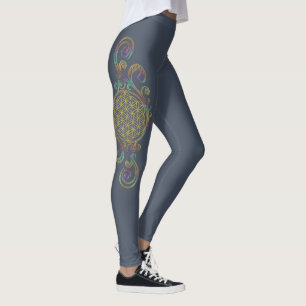 Leggings Fleur De Vie - Ornements Spiraux 1