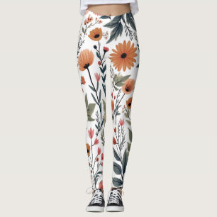 Leggings Fleur où vous êtes planté - Inspirationnel Floral
