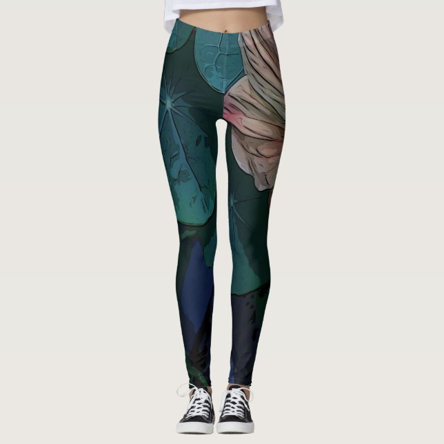 LEGGINGS FLEUR RÊVEUSE (Devant)