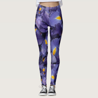 Leggings Fleur violette orchidée Imprimer Pantalon de Yoga