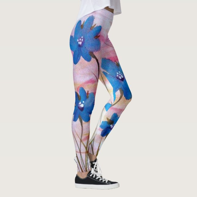 Leggings fleuris colorés (Droite)