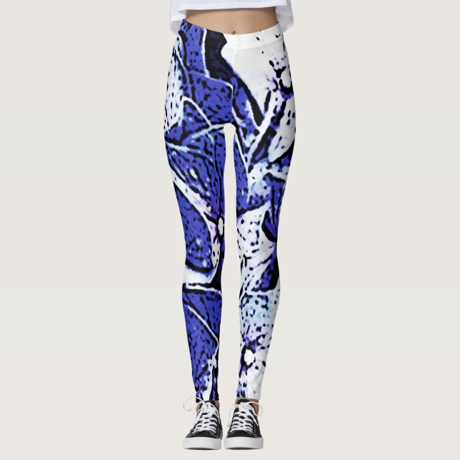 Leggings Fleurs (Devant)