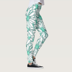 Leggings Fleurs