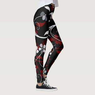 Leggings Fleurs