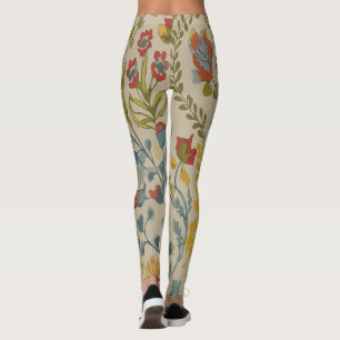 Leggings Fleurs