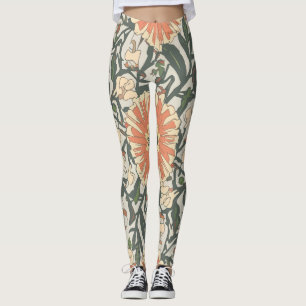 Leggings Fleurs