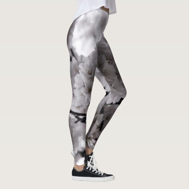 Leggings Fleurs blanches (Droite)