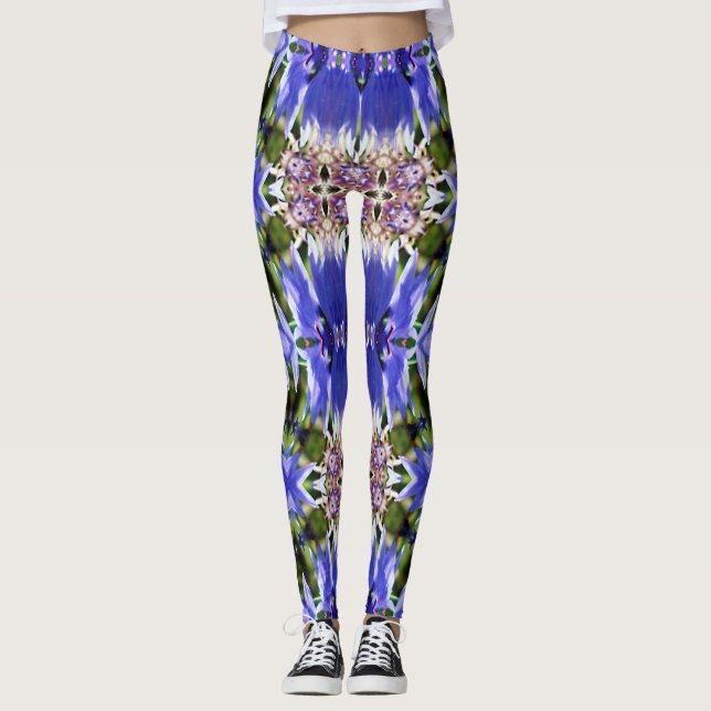 LEGGINGS FLEURS DE CORNFLOWER (Devant)