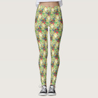 Fleurs de perroquets tropicaux de la Jungle d'été