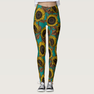 Leggings Fleurs de soleil